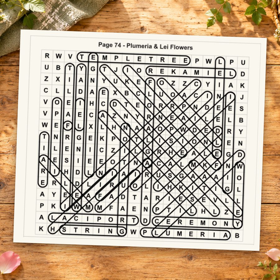 An enlarged marked solution grid from the printed answer key.